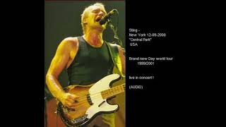 Sting - Fill Her Up - w/ Sheryl Crow &amp; Johnny Lang - Central Park September 12th 2000