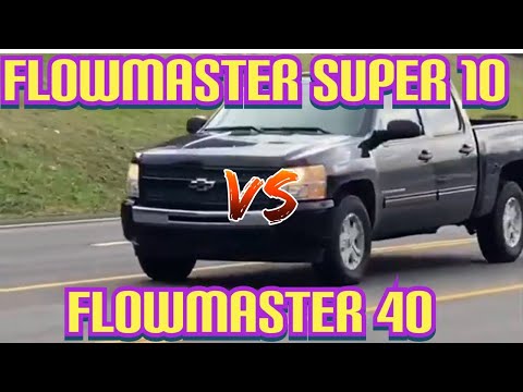 Chevy Silverado 5.3L V8: Flowmaster Super 10 vs Flowmaster 40 Series