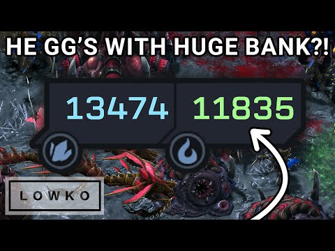 StarCraft 2: INSANE GAME - He LOSES with 25000+ Resource Bank?! (Dark vs soO)