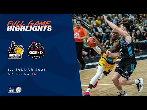 MHP RIESEN Ludwigsburg vs. Telekom Baskets Bonn - Full Game Highlights - Spieltag 16, 25/26