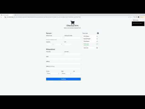 Frictionless Customer Experience with EMV 3DS - Demo Checkout Page