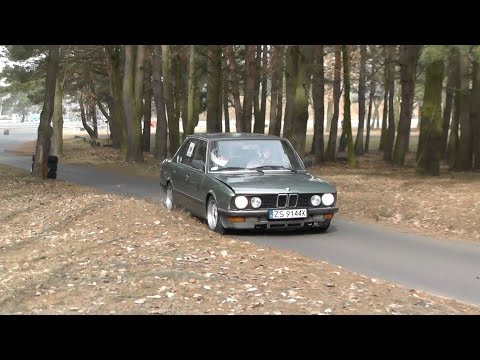 Paweł Lutomski/Kinga Lihs, BMW E28 - II SuperOES Tor Poznań - 04.03.2017