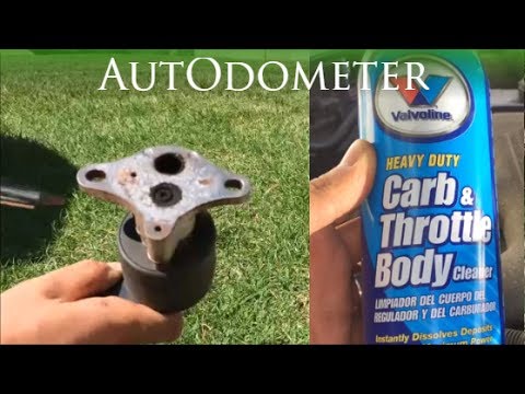 How to clean the EGR valve and Throttle || 1997 Chevy...