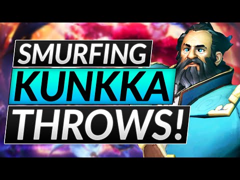 How to RANK UP with EVERY HERO -  THROWING KUNKKA SMURF Tips ANALysis - Dota 2 Guide