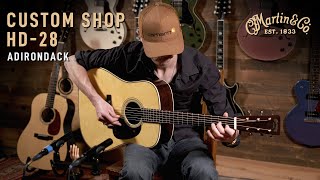 Video thumbnail for Martin Custom Shop HD-28 - Adirondack Spruce by Eddie's Guitars
