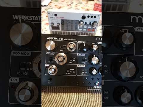 Installed retro knobs on my #moog #werkstatt Analog Synth. I like it a lot!