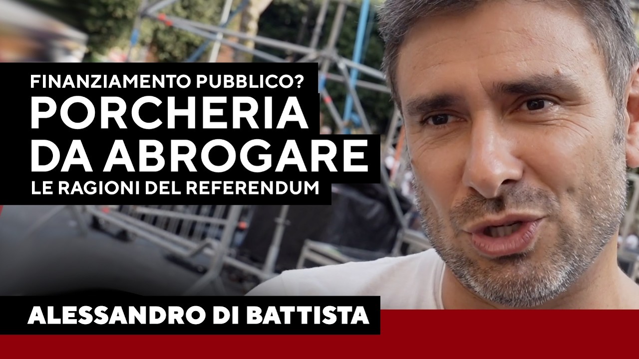 “Finanziamento pubblico ai giornali? Una porcheria”: Di Battista e le ragioni del referendum
