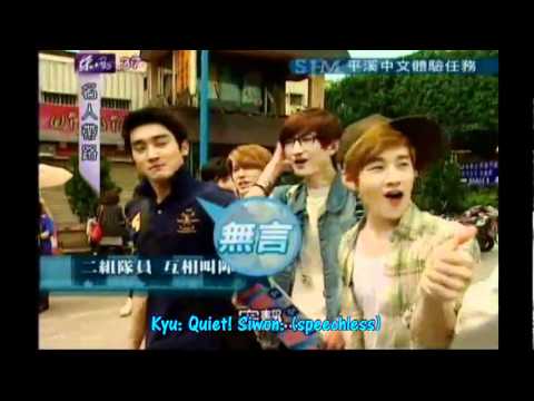 [ENG] 110925 Super Junior M - Words for opposite team @ Celebrity Tour Guides