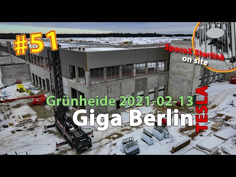 #51 Tesla Giga Berlin • 2021-02-13 • Gigafactory 4K