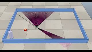 Deep Reinforcement Learning for Mobile Robot Target Finding (VREP simu