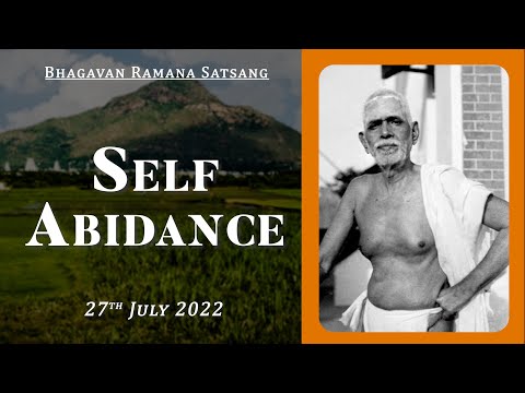 433. Bhagavan Ramana Satsang - Self Abidance