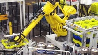 Comprehensive robotic palletizing &amp; depalletizing solution for kegs at Meteor &amp; Peroni