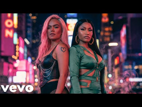 "Reina Sin Corona" - Karol G ft. Nicki Minaj (Lyrics Video)