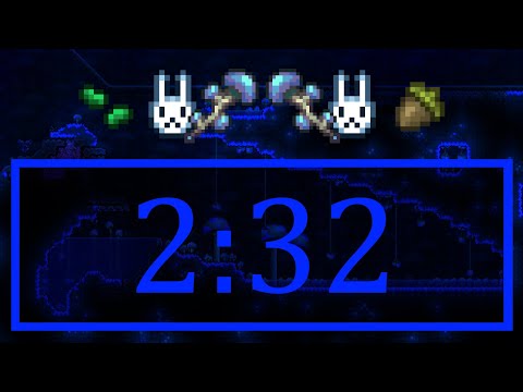 Crabulon Classic Mode (Seeded) {4p} in 2:32 [Current WR] - Terraria Speedrun