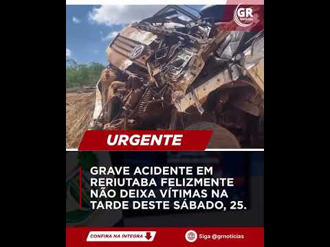 Grave ac1dente em Reriutaba #ceará. Imagens direto do local e detalhes na Descrição. #robertolira
