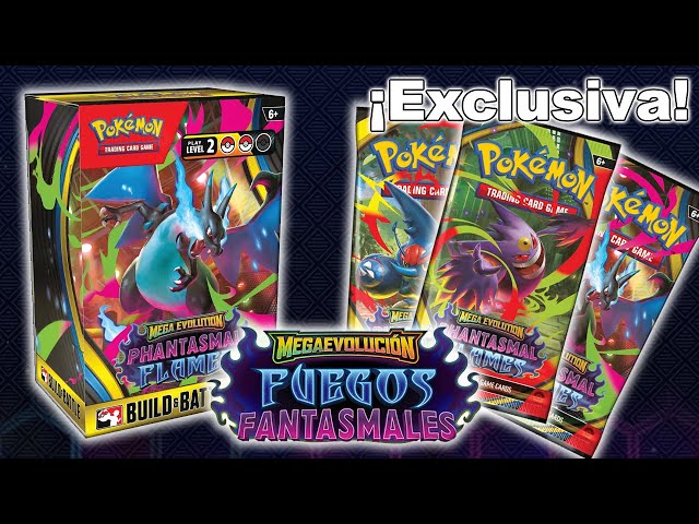 Vídeo relacionado con Pokémon: Lote de Sobres de Mejora de Megaevolución-Fuegos Fantasmales de JCC Pokémon (6 Sobres de Mejora)