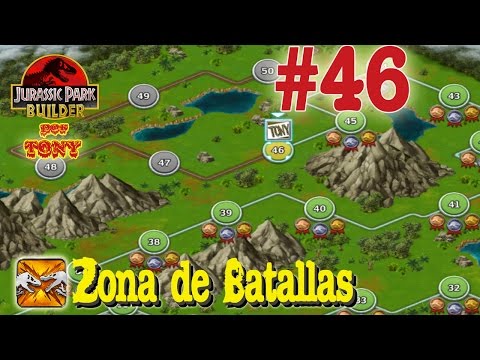 Jurassic Park Builder "Batalla de Dinosaurios en la Zona 46" por Tony