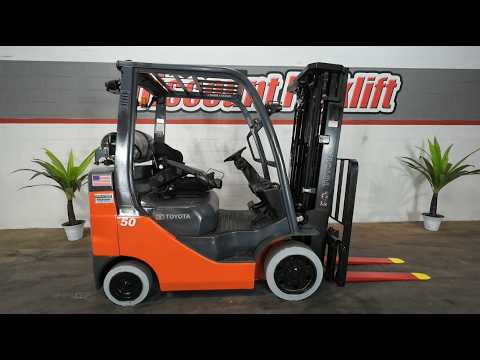 TOYOTA 8-Series 8FGCU25 5,000lb LP (Propane) #2065 - Forklift for Sale