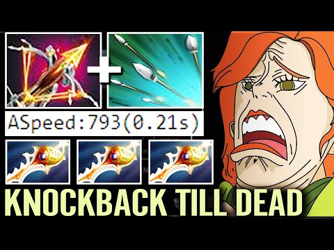 WTF BALLISTA 800AS + 3x RAPIER!!? KnockBack Till Dead CRAZY Windranger Build 1Ult 1Kill Dota 2 Pro