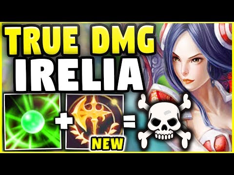 THIS NEW KEYSTONE GIVES IRELIA DOUBLE TRUE DAMAGE! (5200+ TRUE DAMAGE) - League of Legends