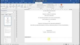 How to insert Roman Numerals and English Numbers in Microsoft Word Document. (Easy Steps)
