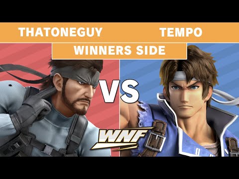 WNF 3.8 ThatOneGuy (Snake) vs Tempo (Richter) - Winners Side - Smash Ultimate