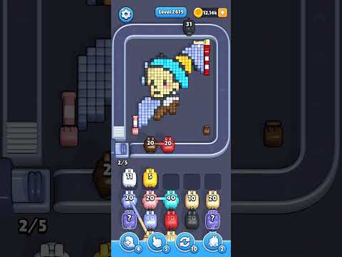 Pixel Flow Level 2419 Walkthrough