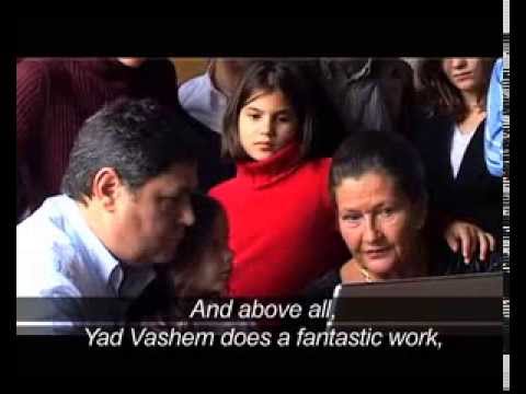 Holocaust Survivor Simone Veil Searches Yad Vashem Names Database