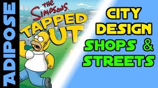 preview picture of video 'Simpsons Tapped out-Shops and Streets-City Design'