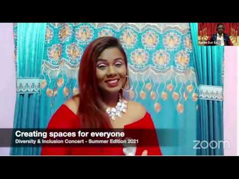 Sangeeta D' Songstar performs at Diversity & Inclusion Concert (Summer edition 2021)