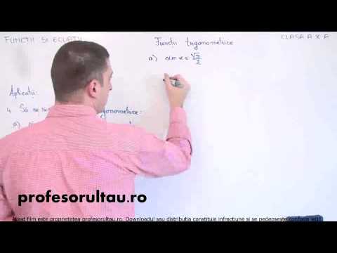 42   cls10   Functii si ecuatii   functii trigonometrice   aplicatii   partea 4 - profesorultau.ro