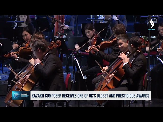 Kazakistanlı besteci, Londra’nın onurlu müzisyenler topluluğunun gümüş madalyasını kazandı