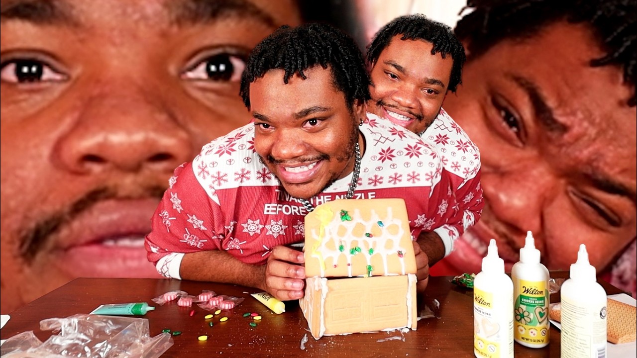 I tried to build a Gingerbread House while High...