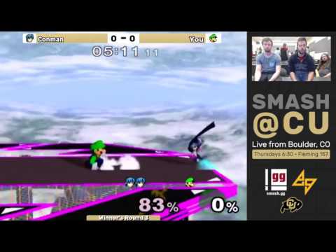Smash @ CU #6: Conman vs. You