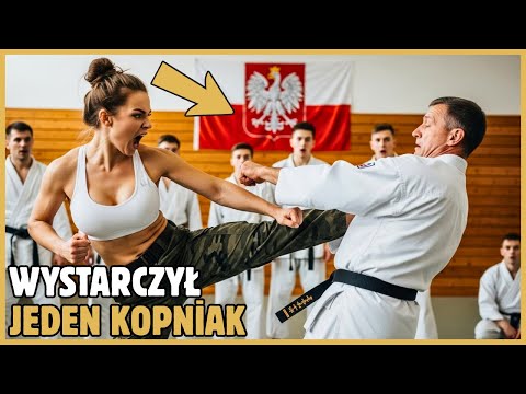 Czarny pas wyzwał ją za obronę woźnego — Nie wiedział, że jest operatorką GROM