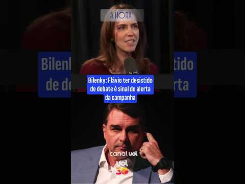 Bilenky: Flávio ter desistido de debate é sinal de alerta da campanha