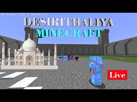 EPIC Taj Mahal Build with Subscribers - Minecraft Live!