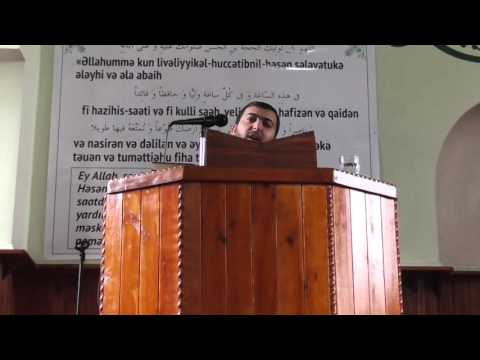 Seyyid Anar.Cume Gunun 2-ci Xutbesi_Zina Haqqinda(18.12.2015)