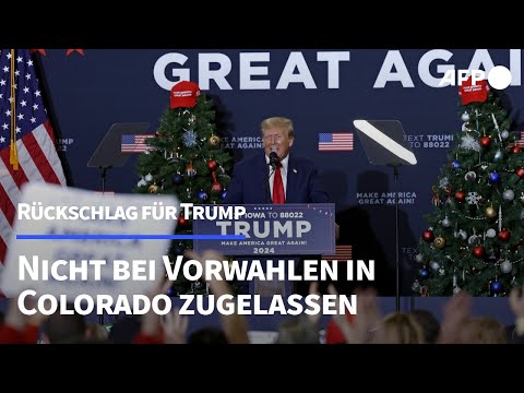 Trump darf nicht bei Präsidentschaftsvorwahlen in Colorado antreten | AFP