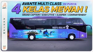 Download lagu WOW ADA 4 KELAS MEWAH DI BUS INI ! New Avante Multi Class PO. Restu Mulya mp3