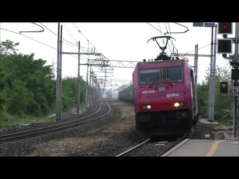 2016-05-14 Transiti sulla linea Milano Venezia - Stazione di Montebello Vicentino 1/2