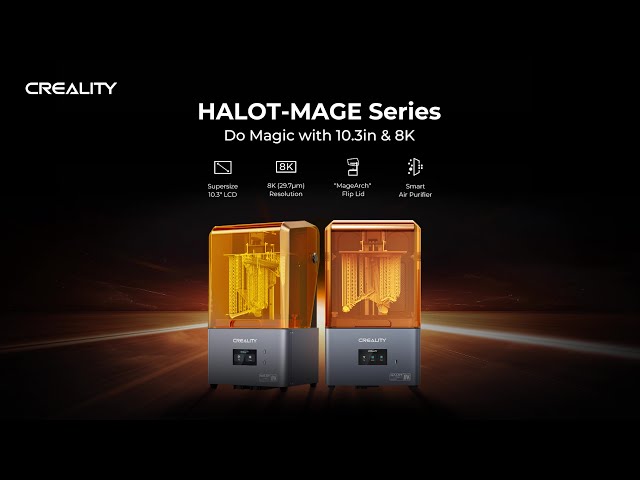 Creality Halot-Mage CL-103L Impressora 3D de Resina video
