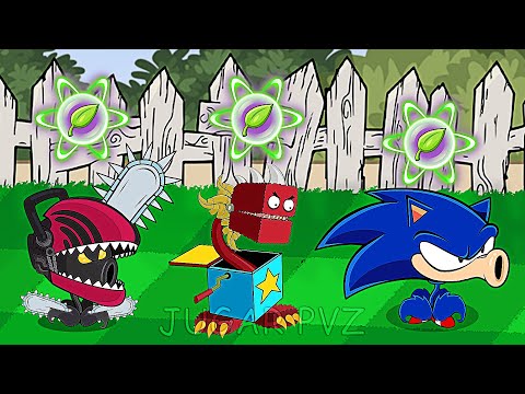 Plants vs Zombies Animation Funny 2023 : Sonic Pea vs Poppy Playtime vs Choo-Choo Charles - PvZ
