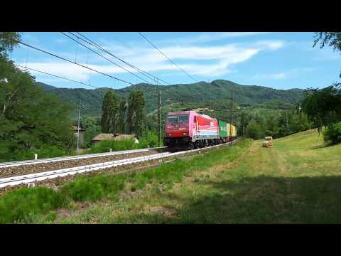 LA MEGA STROMBAZZATA DELLA E.483 018 OCEANOGATE CON MERCI A RIGOROSO (AL) 15 - 7 - 2017