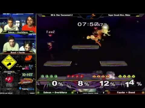HST2 - Strawhat Dahean + Overtriforce vs Fauster + Bseed - Melee Teams Losers Quarter Finals