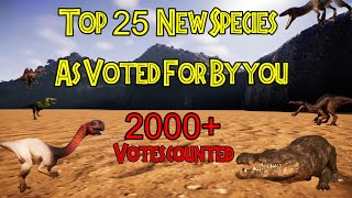 Top 25 New Species Community Vote