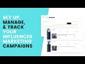 Set up, manage, and track your influencer marketing campaigns with SocialBook!