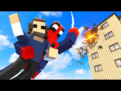 Saving WHACKY as Spiderman - Teardown Mods Multiplayer