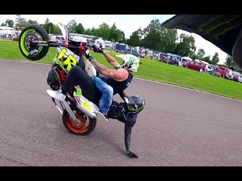 Big bike meet 2017 | Yamaha Wr 125 Wheelies | Heckschleifer