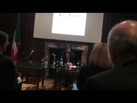 Dario Franceschini all'IIC di New York